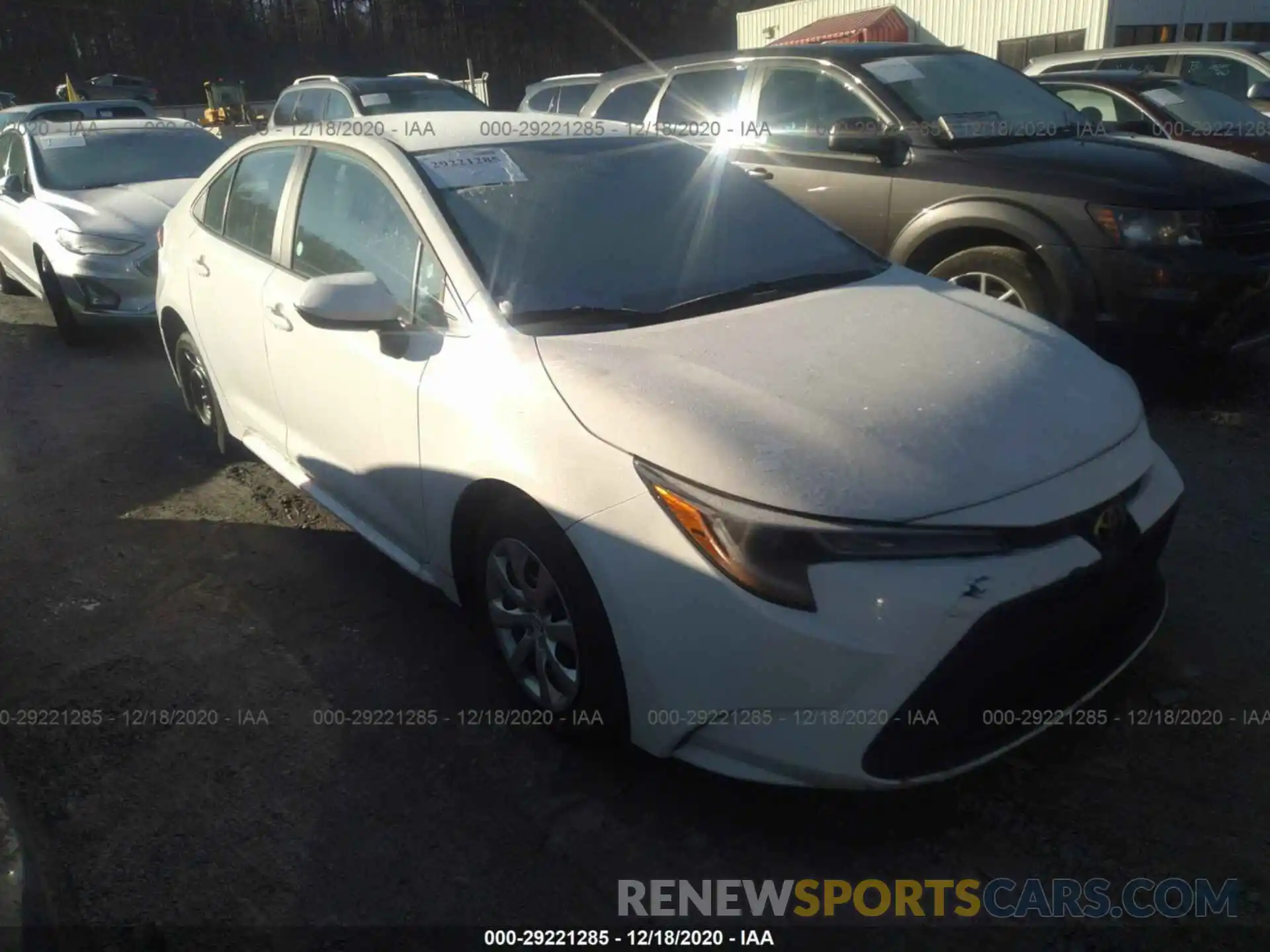 1 Photograph of a damaged car 5YFEPRAE2LP096935 TOYOTA COROLLA 2020