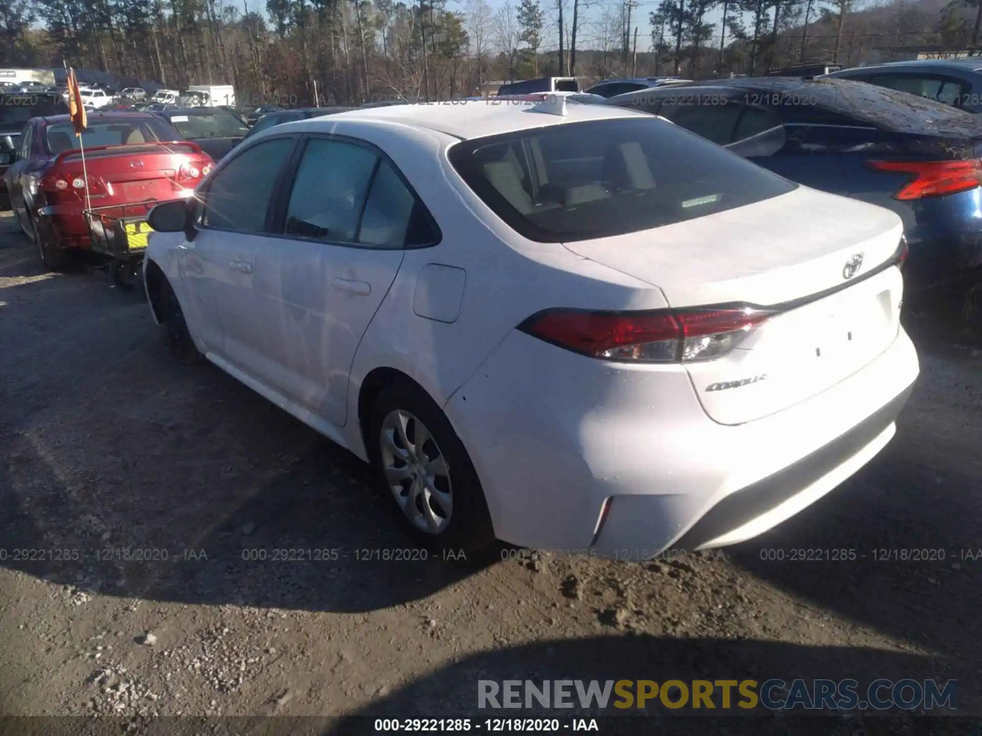 3 Photograph of a damaged car 5YFEPRAE2LP096935 TOYOTA COROLLA 2020