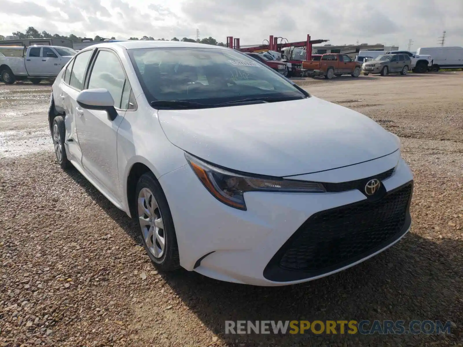 1 Photograph of a damaged car 5YFEPRAE2LP097387 TOYOTA COROLLA 2020