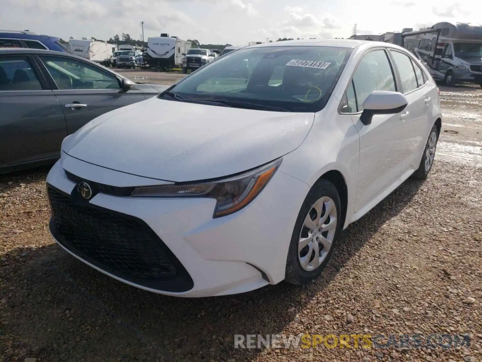 2 Photograph of a damaged car 5YFEPRAE2LP097387 TOYOTA COROLLA 2020