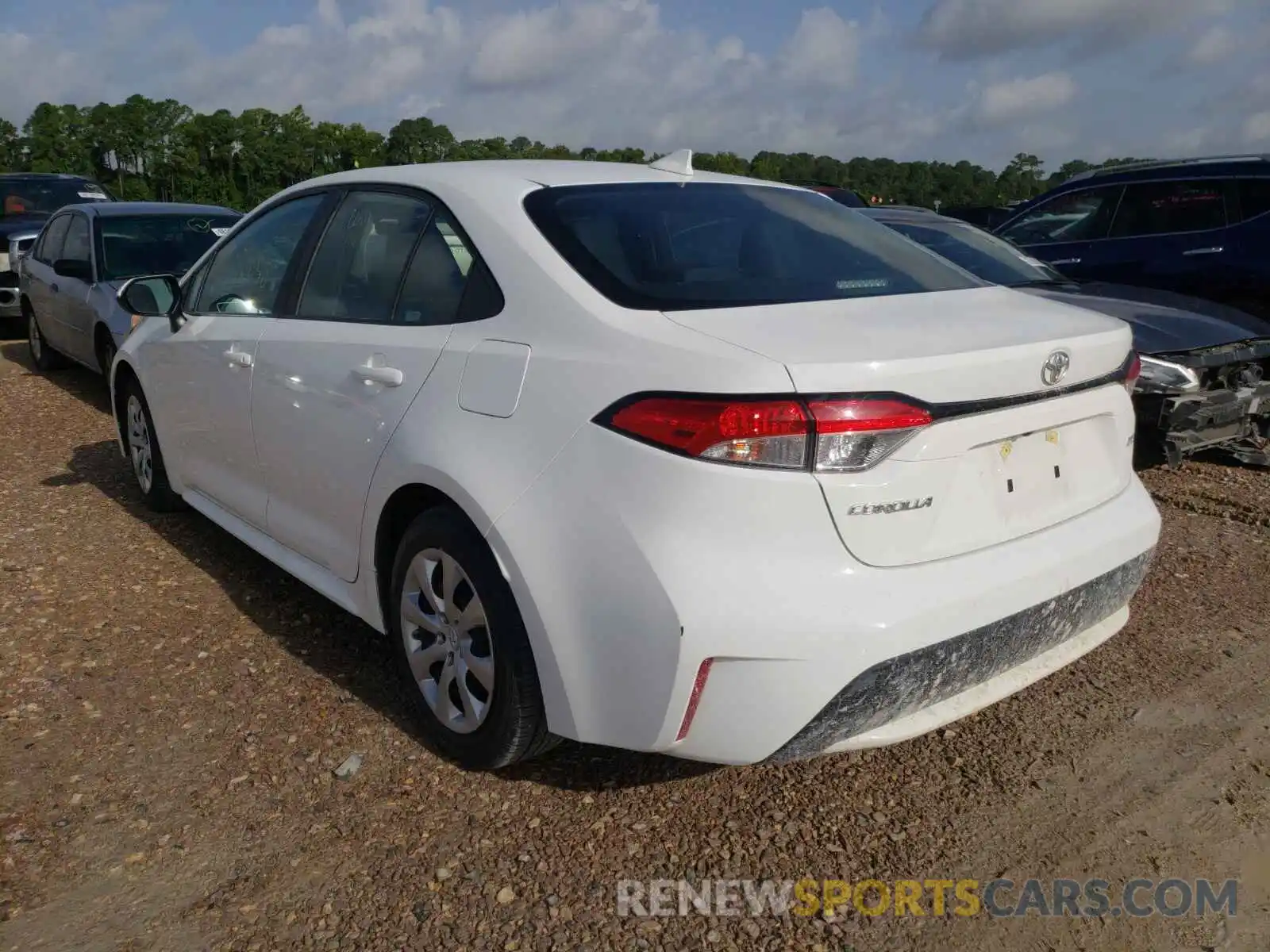 3 Photograph of a damaged car 5YFEPRAE2LP097387 TOYOTA COROLLA 2020