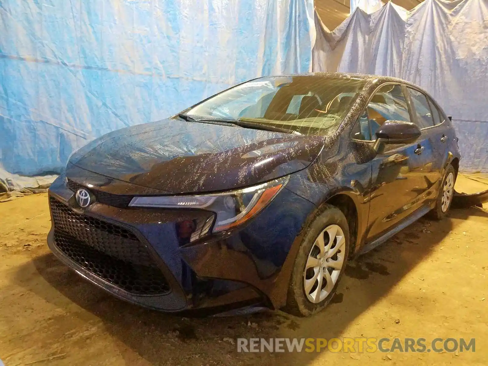 2 Photograph of a damaged car 5YFEPRAE2LP097700 TOYOTA COROLLA 2020