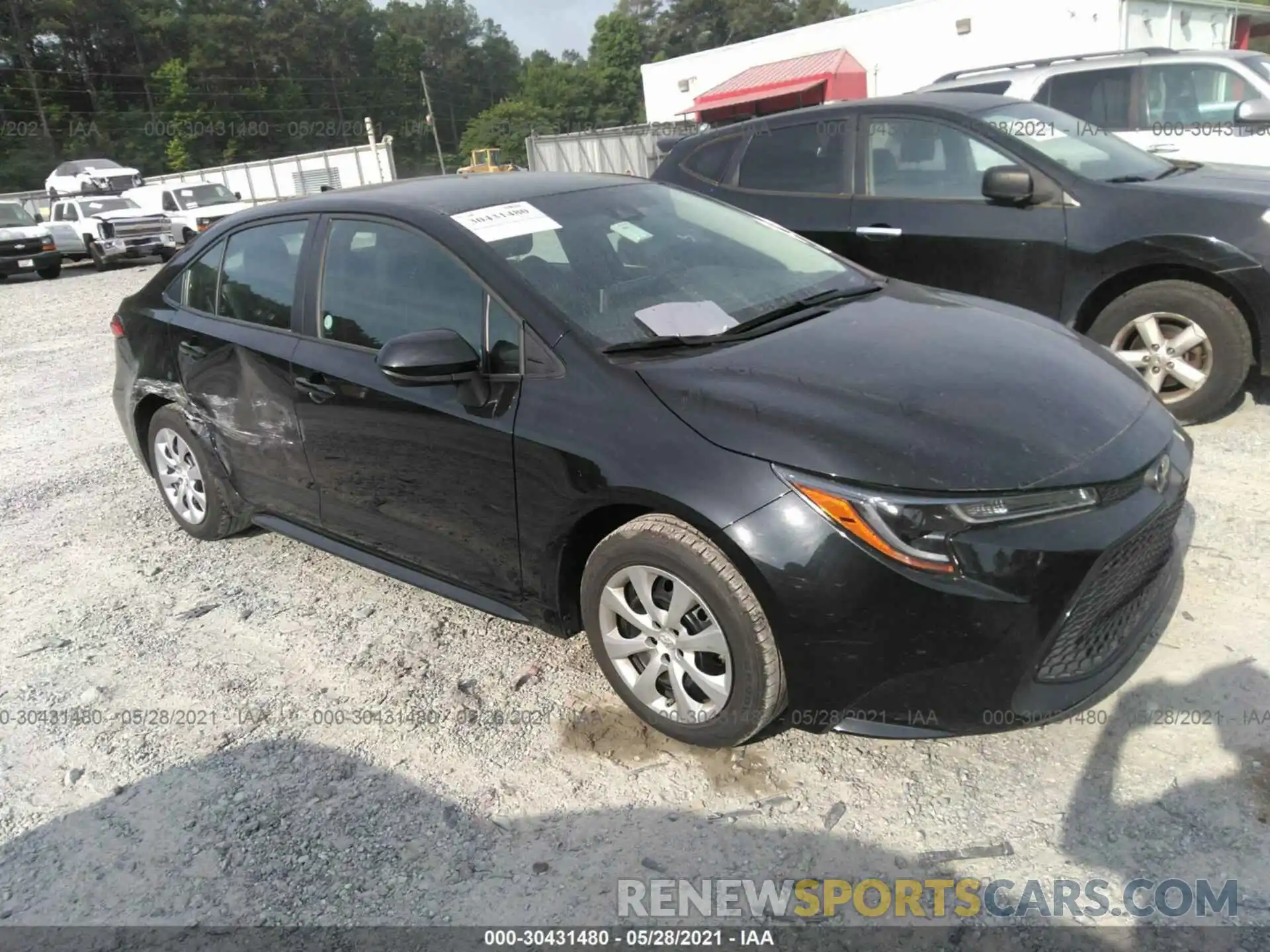 1 Photograph of a damaged car 5YFEPRAE2LP097891 TOYOTA COROLLA 2020