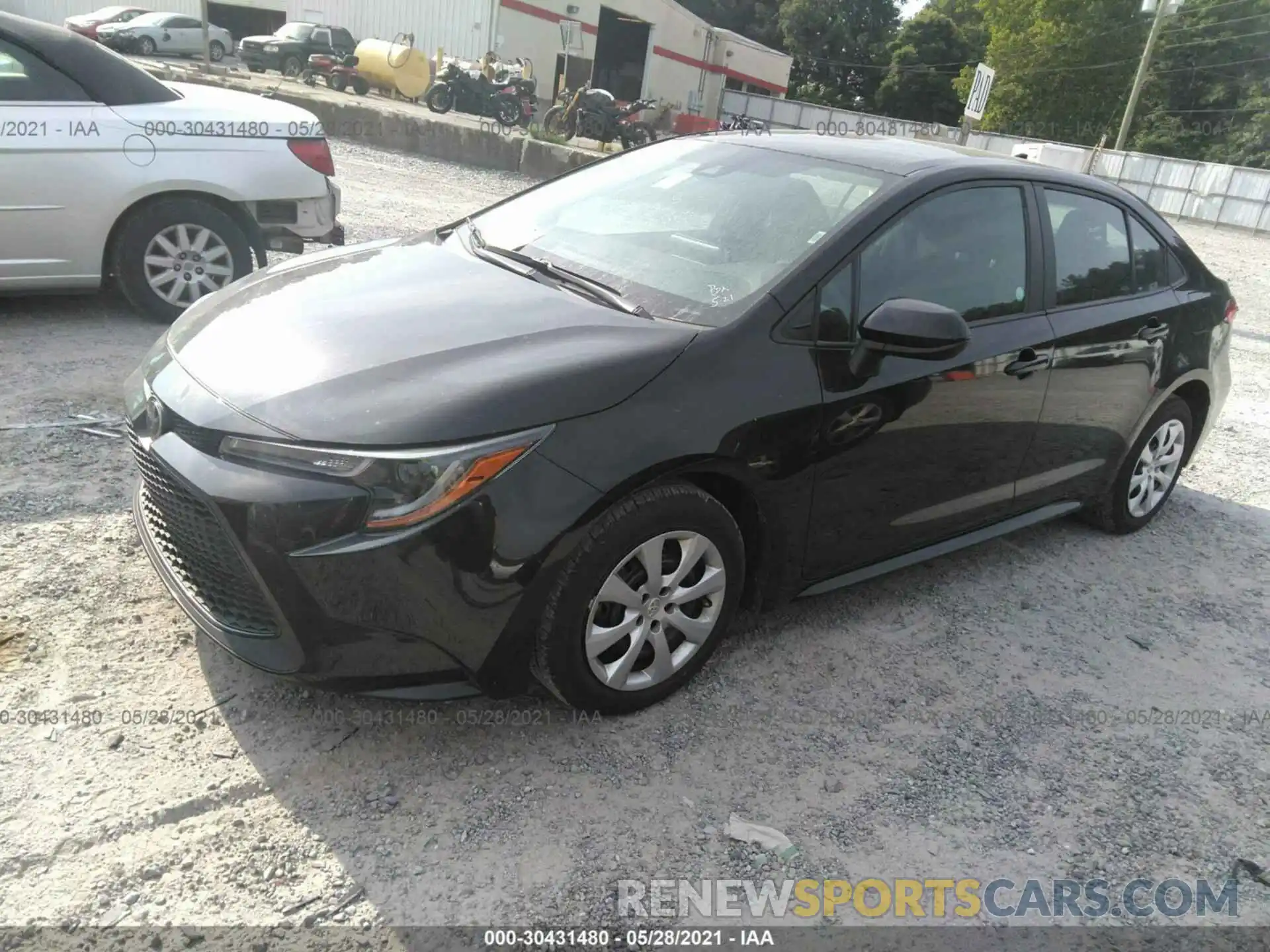 2 Photograph of a damaged car 5YFEPRAE2LP097891 TOYOTA COROLLA 2020