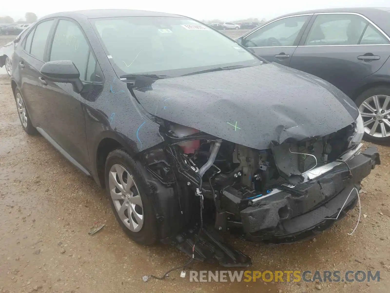 1 Photograph of a damaged car 5YFEPRAE2LP098314 TOYOTA COROLLA 2020