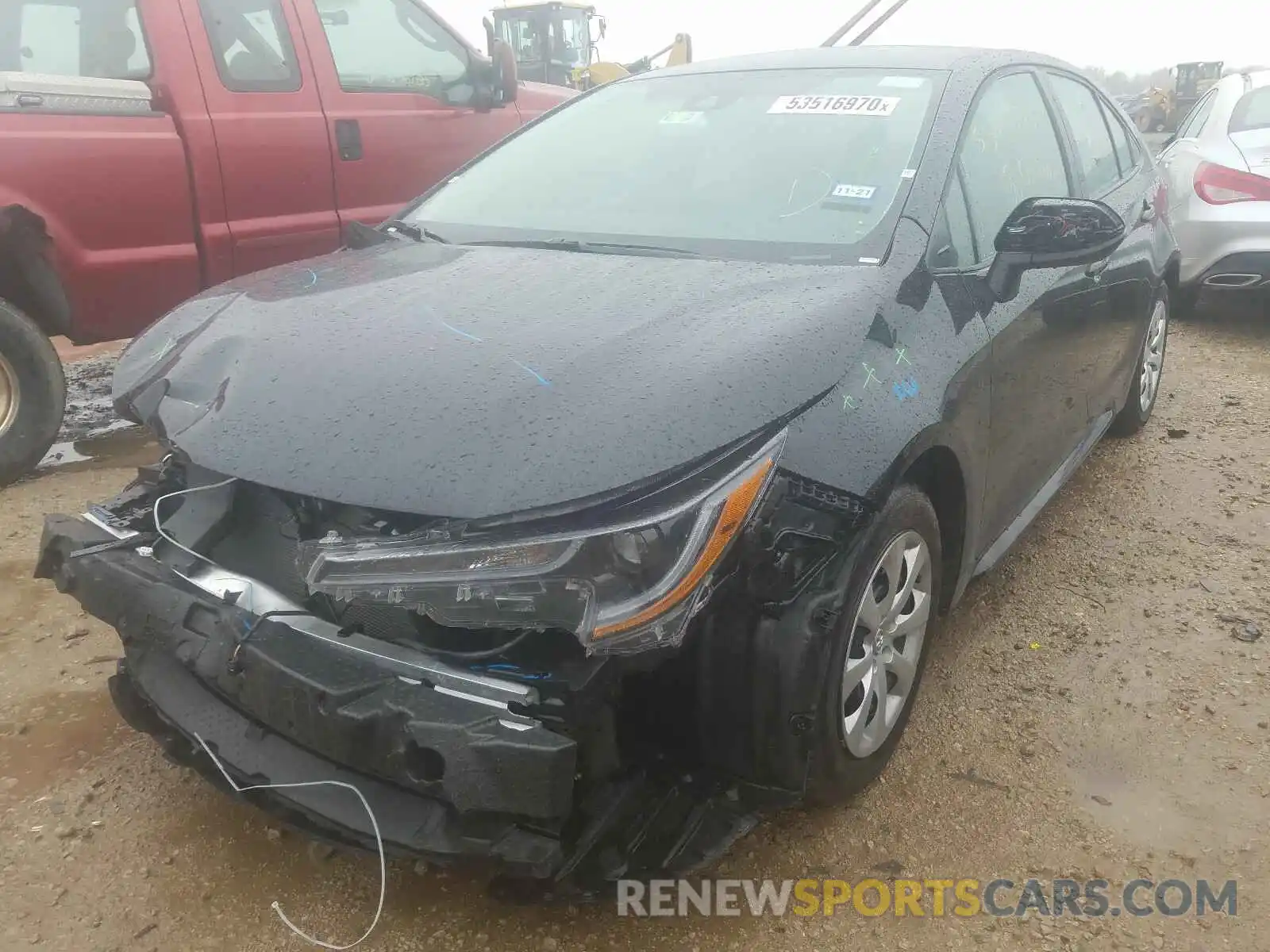 2 Photograph of a damaged car 5YFEPRAE2LP098314 TOYOTA COROLLA 2020