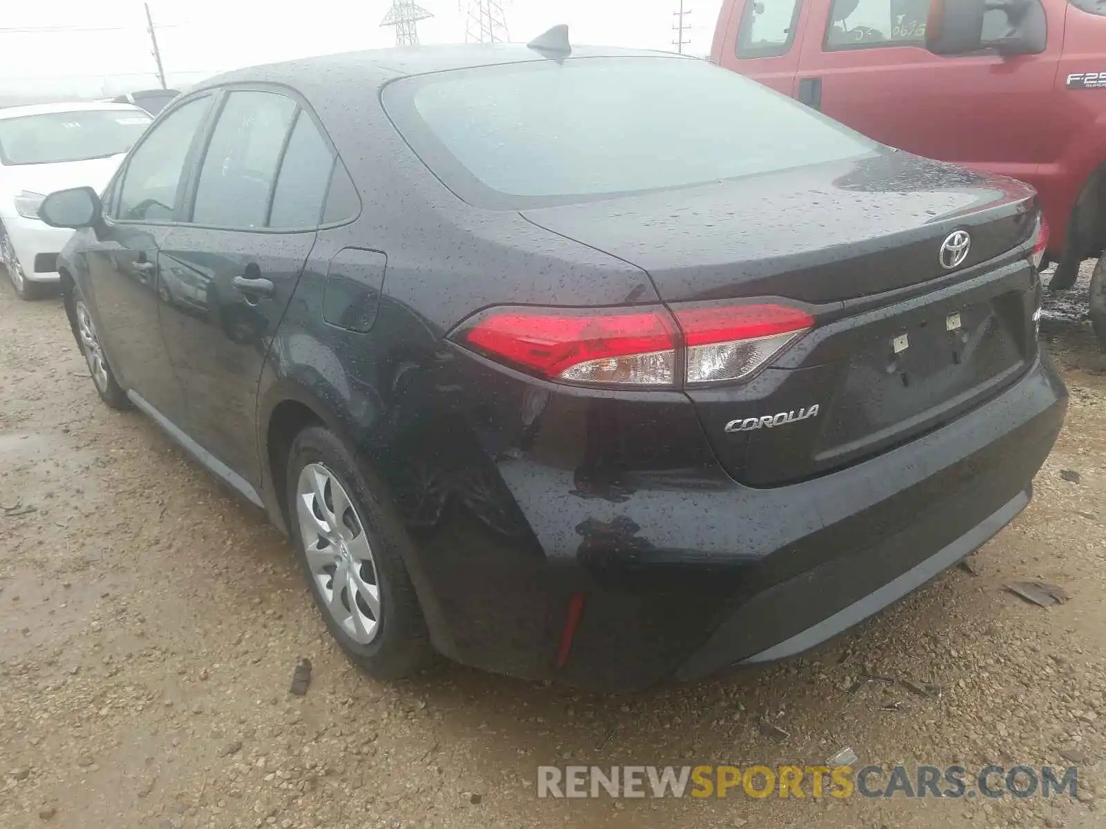 3 Photograph of a damaged car 5YFEPRAE2LP098314 TOYOTA COROLLA 2020