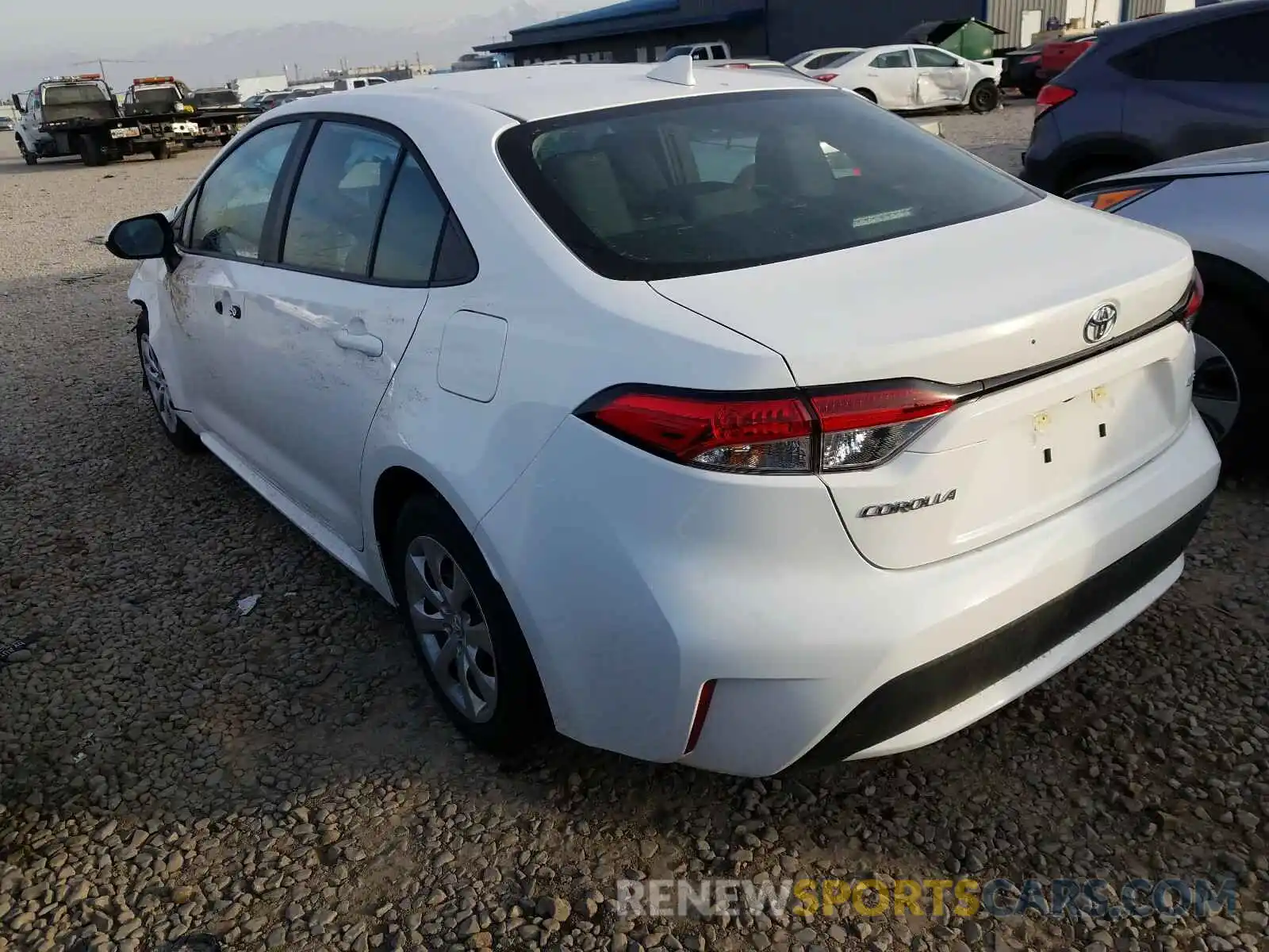 3 Photograph of a damaged car 5YFEPRAE2LP098345 TOYOTA COROLLA 2020