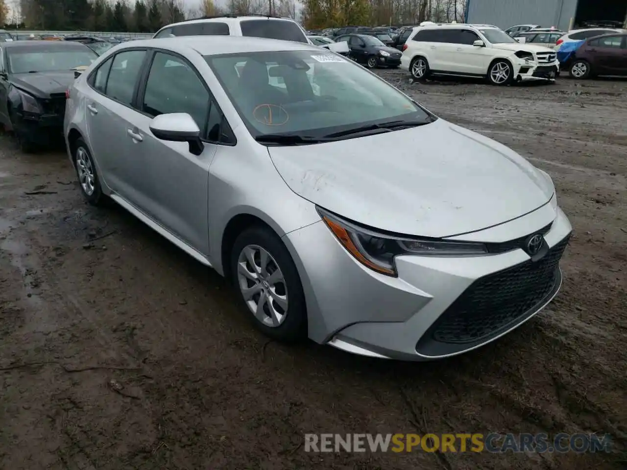 1 Photograph of a damaged car 5YFEPRAE2LP098491 TOYOTA COROLLA 2020