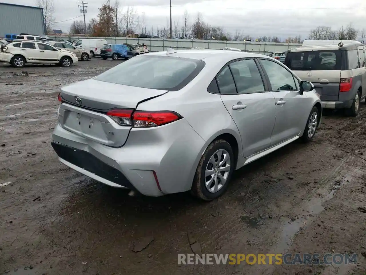 4 Photograph of a damaged car 5YFEPRAE2LP098491 TOYOTA COROLLA 2020