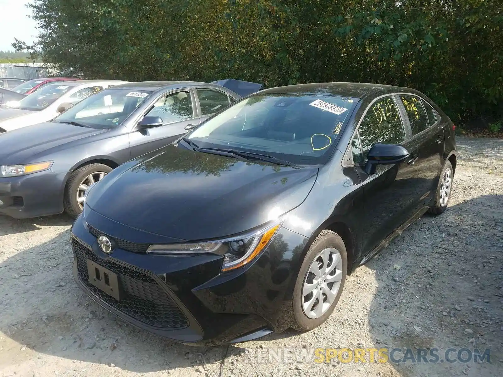 2 Photograph of a damaged car 5YFEPRAE2LP098684 TOYOTA COROLLA 2020