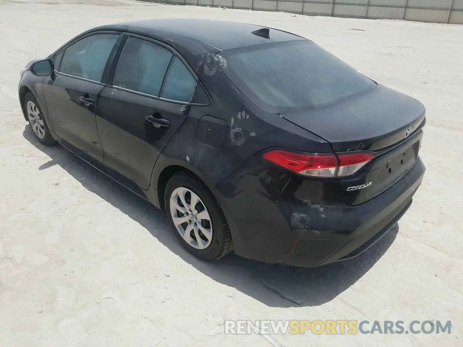 3 Photograph of a damaged car 5YFEPRAE2LP099415 TOYOTA COROLLA 2020