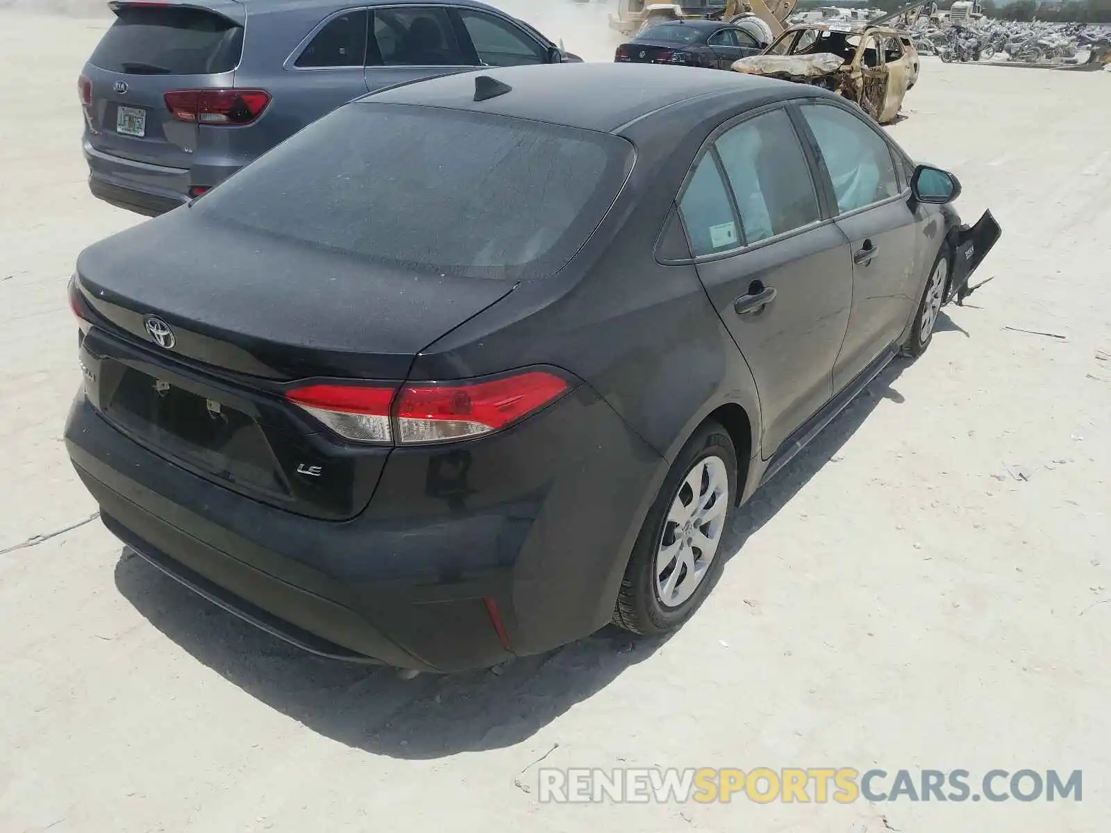 4 Photograph of a damaged car 5YFEPRAE2LP099415 TOYOTA COROLLA 2020