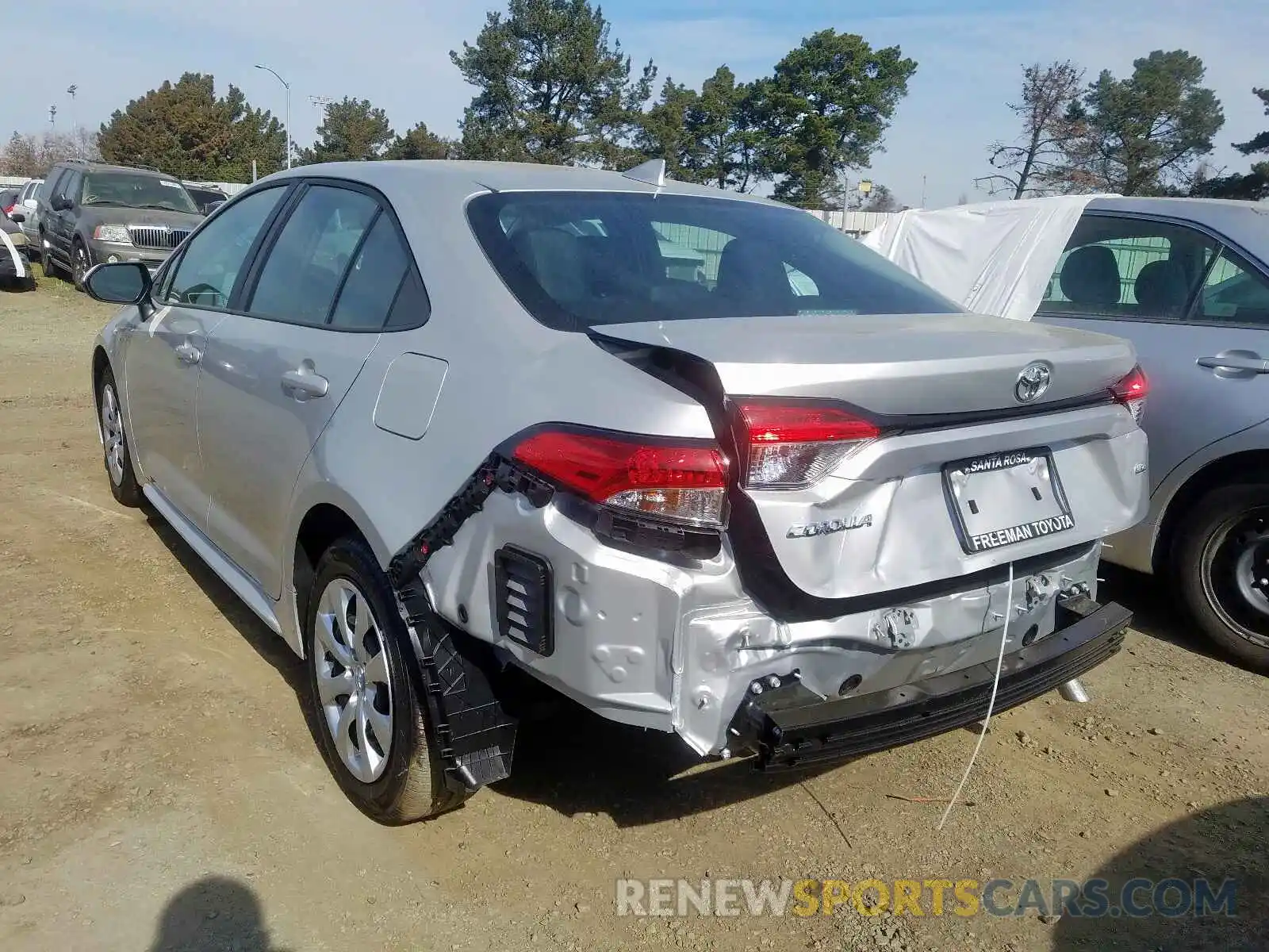 3 Photograph of a damaged car 5YFEPRAE2LP099785 TOYOTA COROLLA 2020