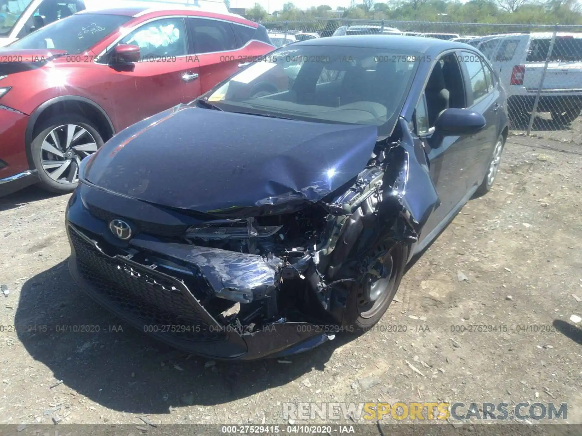 2 Photograph of a damaged car 5YFEPRAE2LP099947 TOYOTA COROLLA 2020