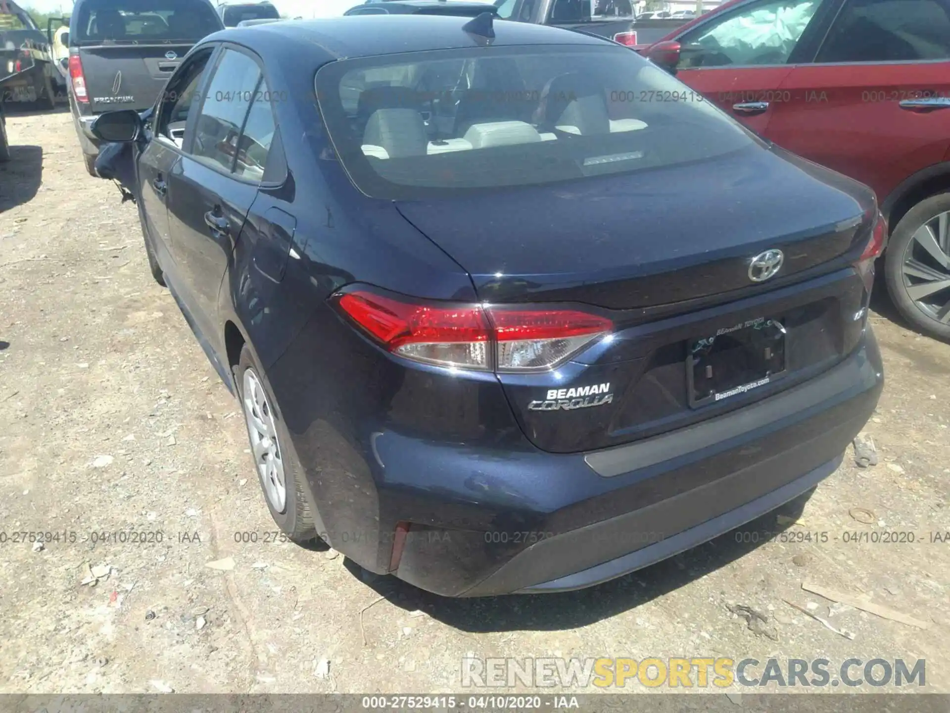 3 Photograph of a damaged car 5YFEPRAE2LP099947 TOYOTA COROLLA 2020