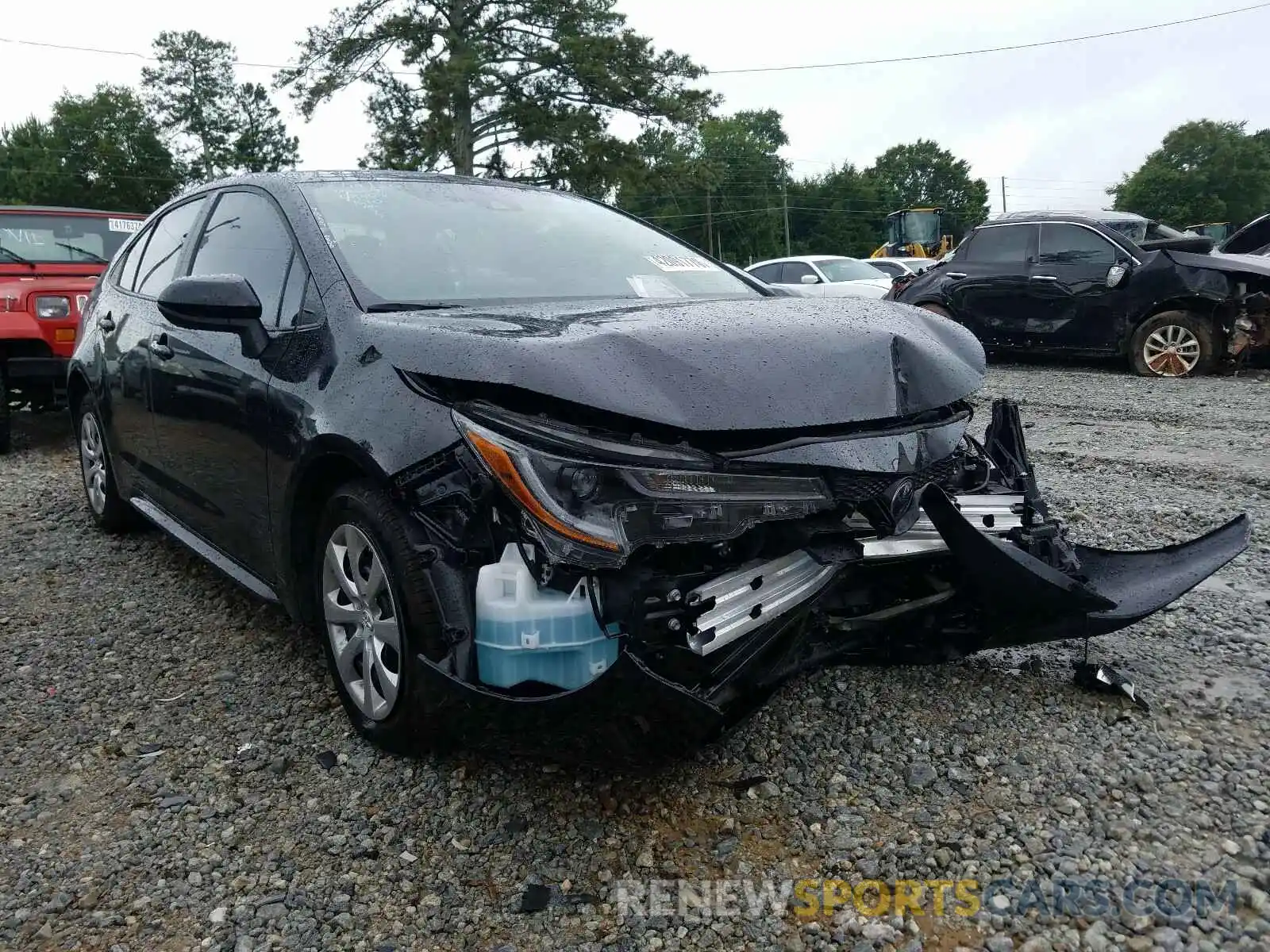 1 Photograph of a damaged car 5YFEPRAE2LP100840 TOYOTA COROLLA 2020