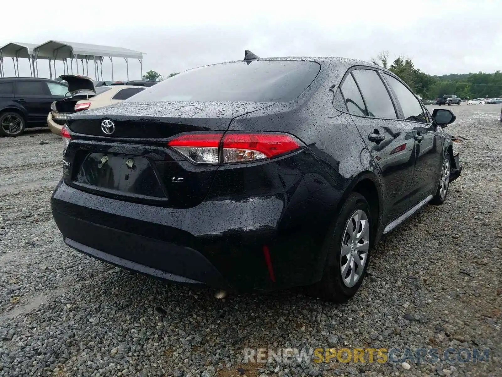 4 Photograph of a damaged car 5YFEPRAE2LP100840 TOYOTA COROLLA 2020