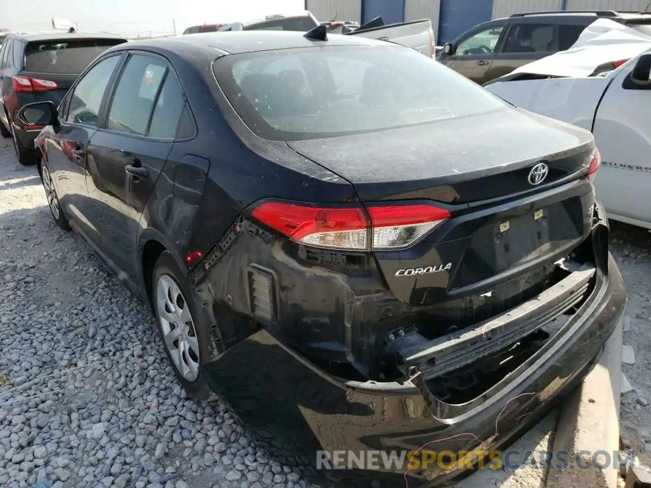 3 Photograph of a damaged car 5YFEPRAE2LP101020 TOYOTA COROLLA 2020