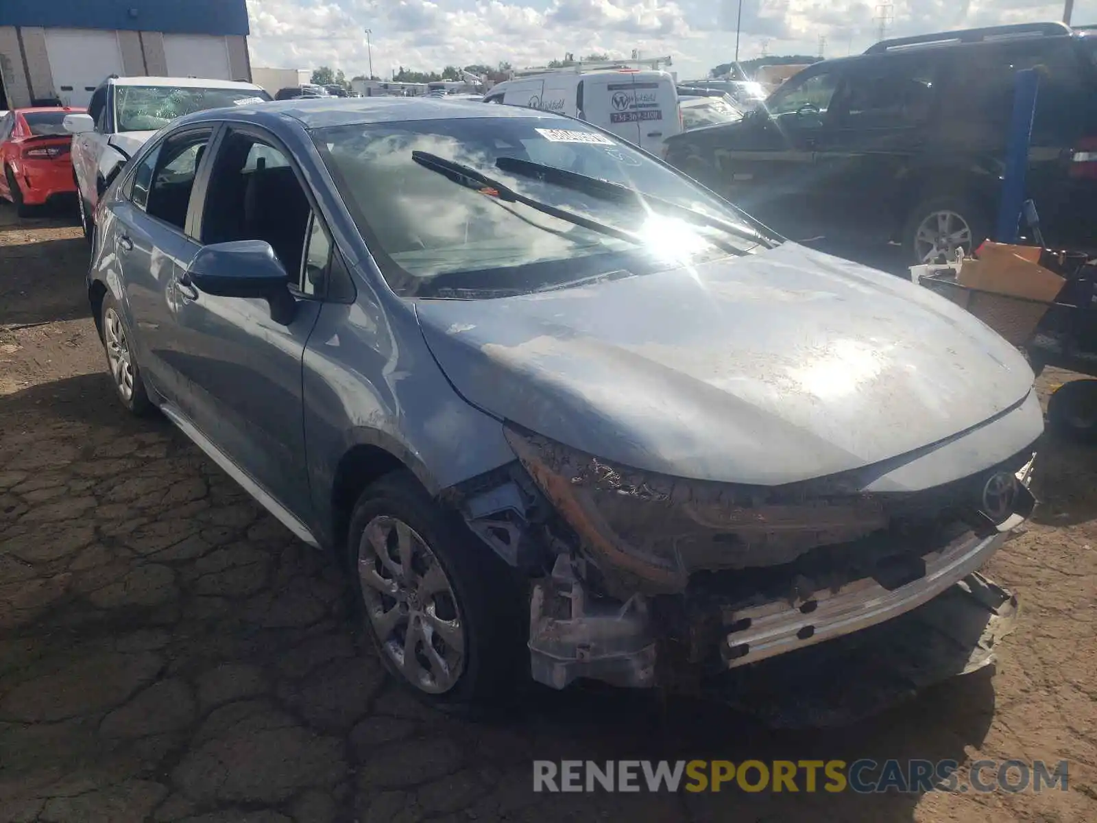 1 Photograph of a damaged car 5YFEPRAE2LP102300 TOYOTA COROLLA 2020