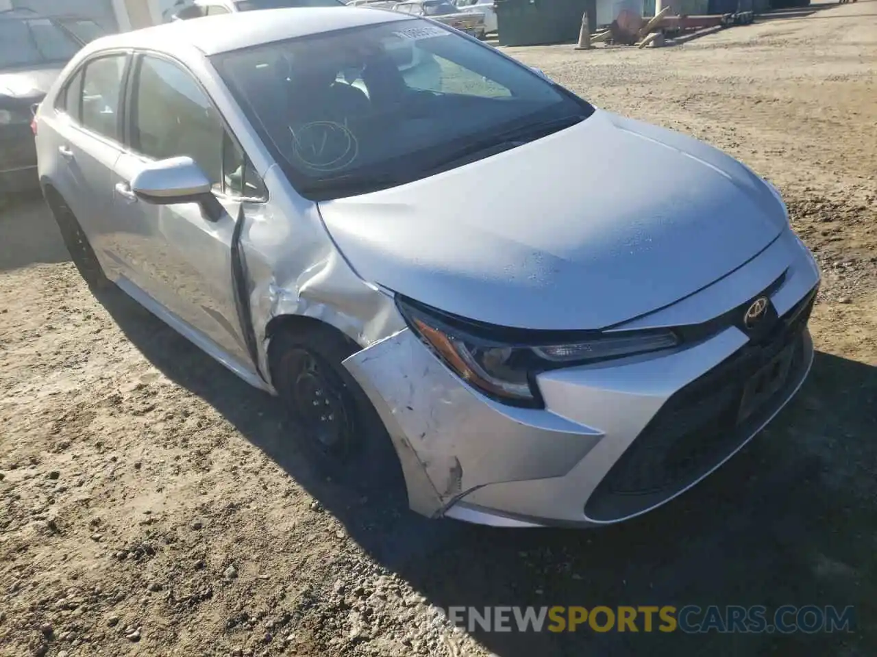 1 Photograph of a damaged car 5YFEPRAE2LP102927 TOYOTA COROLLA 2020