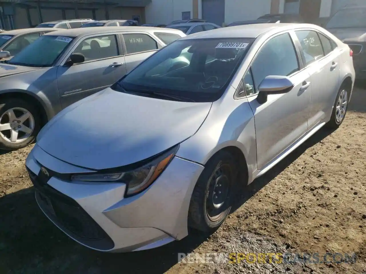 2 Photograph of a damaged car 5YFEPRAE2LP102927 TOYOTA COROLLA 2020