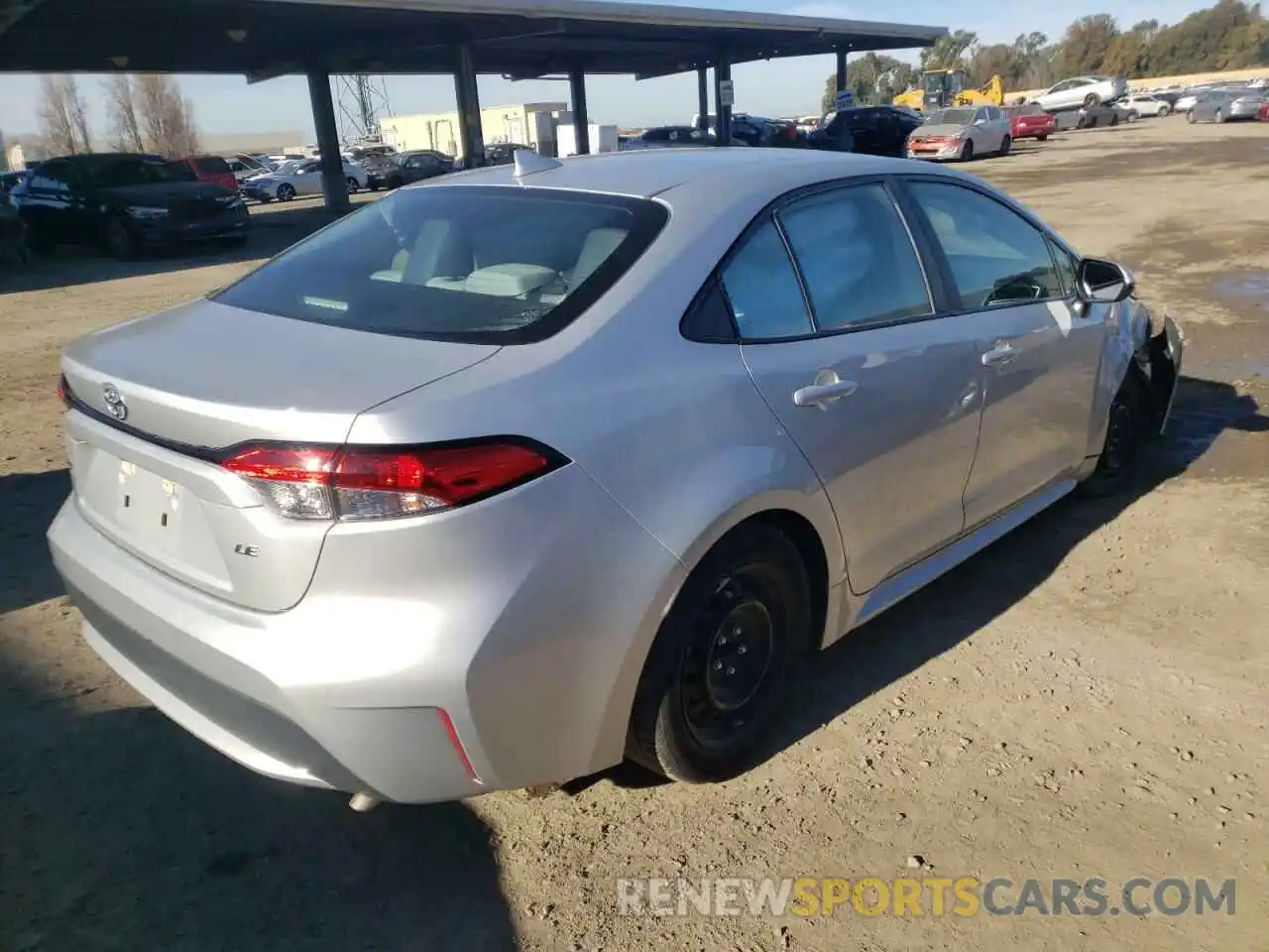 4 Photograph of a damaged car 5YFEPRAE2LP102927 TOYOTA COROLLA 2020