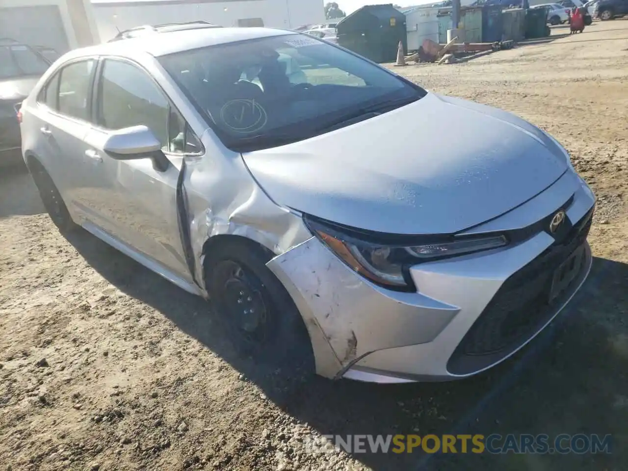 9 Photograph of a damaged car 5YFEPRAE2LP102927 TOYOTA COROLLA 2020