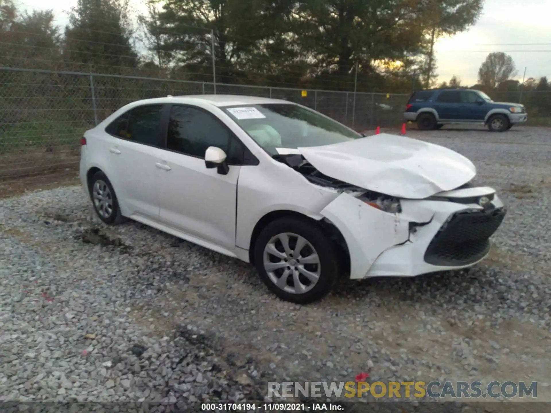 1 Photograph of a damaged car 5YFEPRAE2LP103110 TOYOTA COROLLA 2020