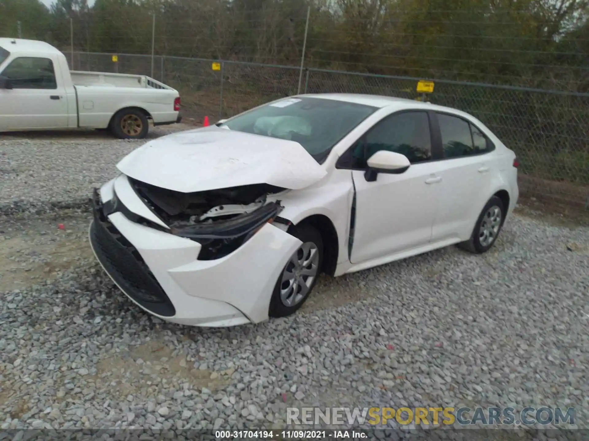 2 Photograph of a damaged car 5YFEPRAE2LP103110 TOYOTA COROLLA 2020