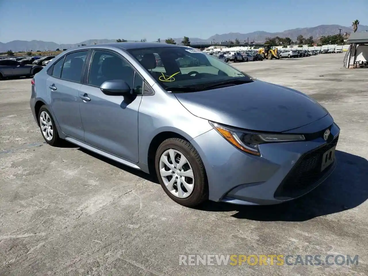 1 Photograph of a damaged car 5YFEPRAE2LP103298 TOYOTA COROLLA 2020