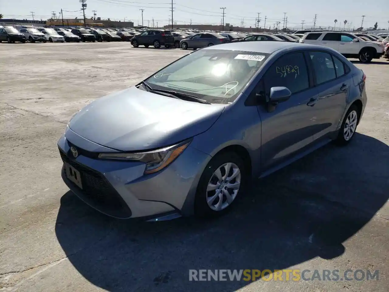 2 Photograph of a damaged car 5YFEPRAE2LP103298 TOYOTA COROLLA 2020