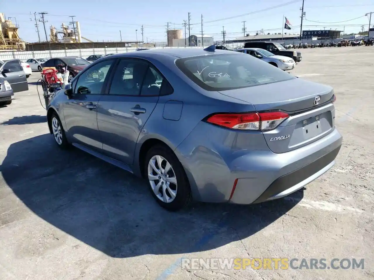 3 Photograph of a damaged car 5YFEPRAE2LP103298 TOYOTA COROLLA 2020