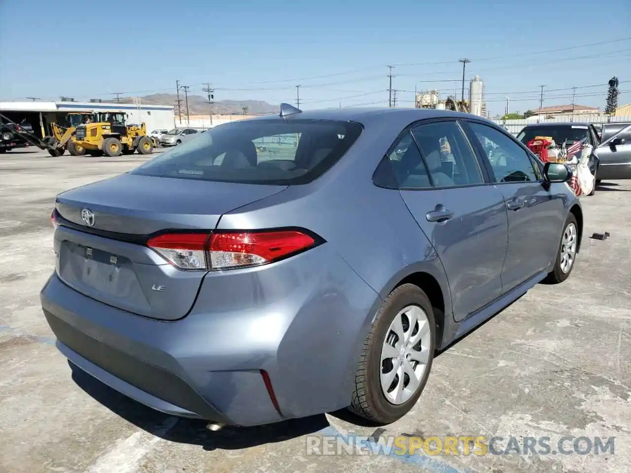 4 Photograph of a damaged car 5YFEPRAE2LP103298 TOYOTA COROLLA 2020