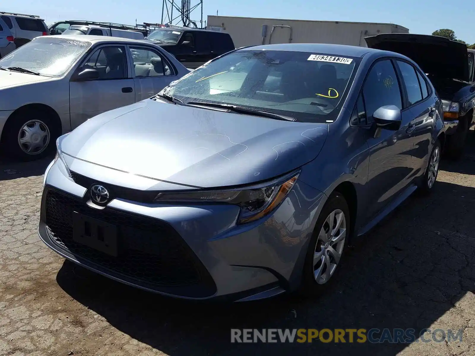 2 Photograph of a damaged car 5YFEPRAE2LP103351 TOYOTA COROLLA 2020