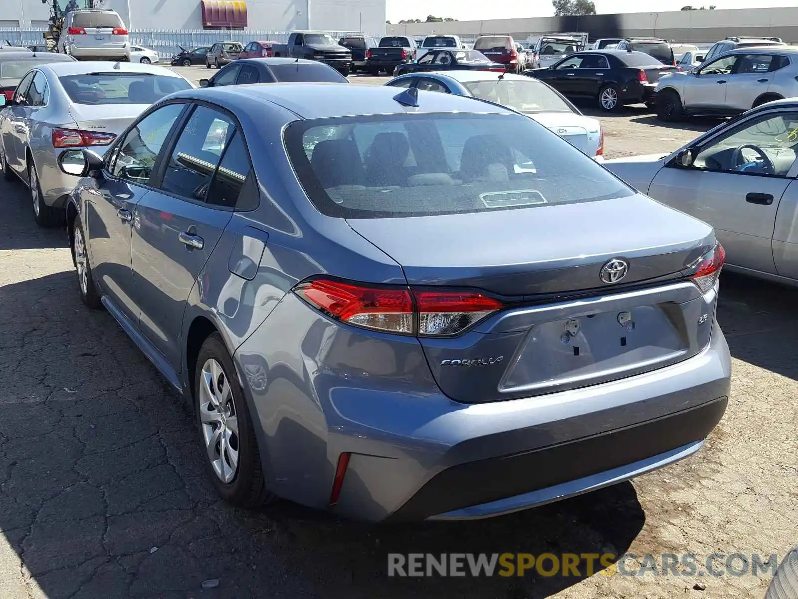 3 Photograph of a damaged car 5YFEPRAE2LP103351 TOYOTA COROLLA 2020