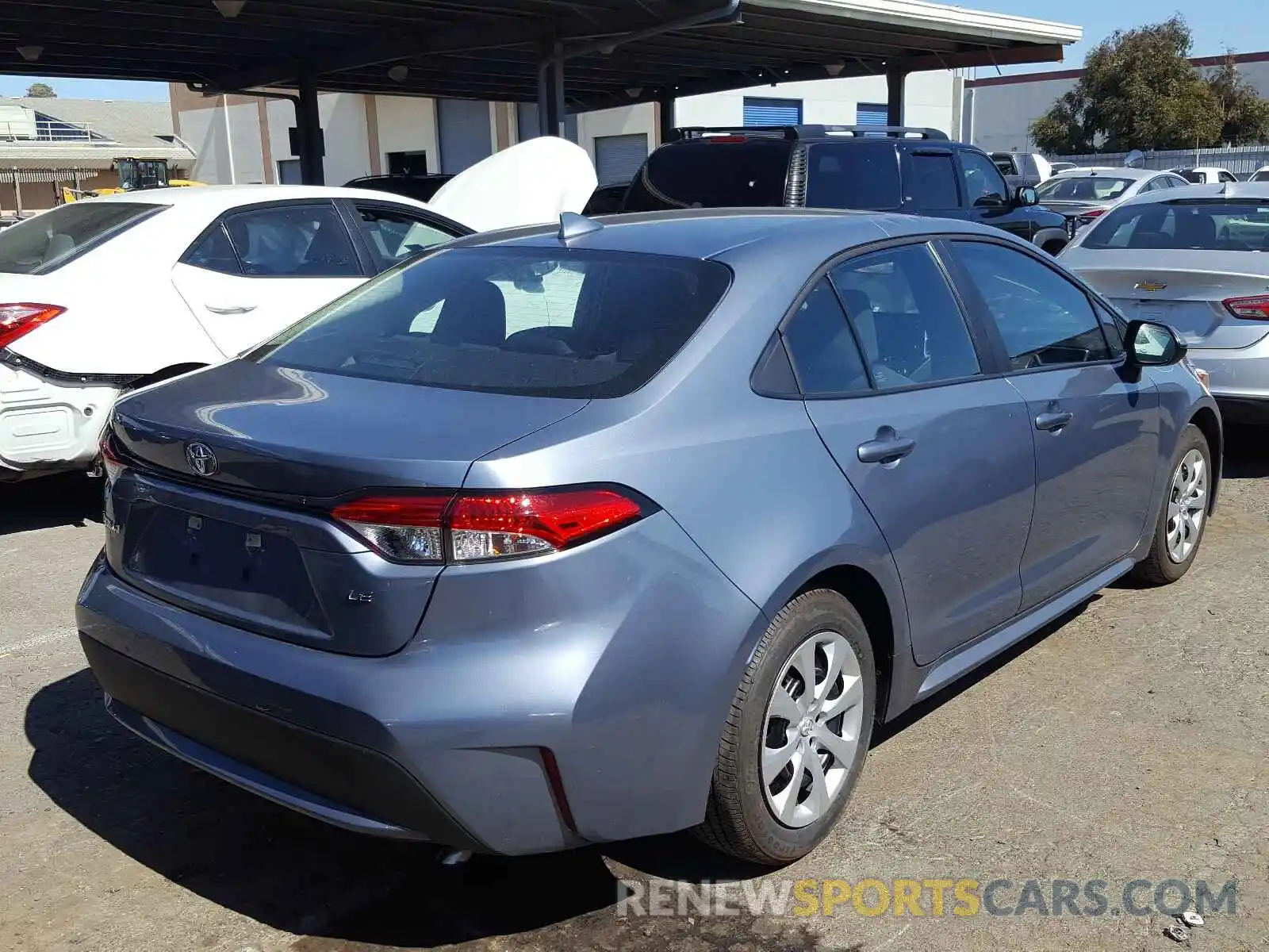 4 Photograph of a damaged car 5YFEPRAE2LP103351 TOYOTA COROLLA 2020