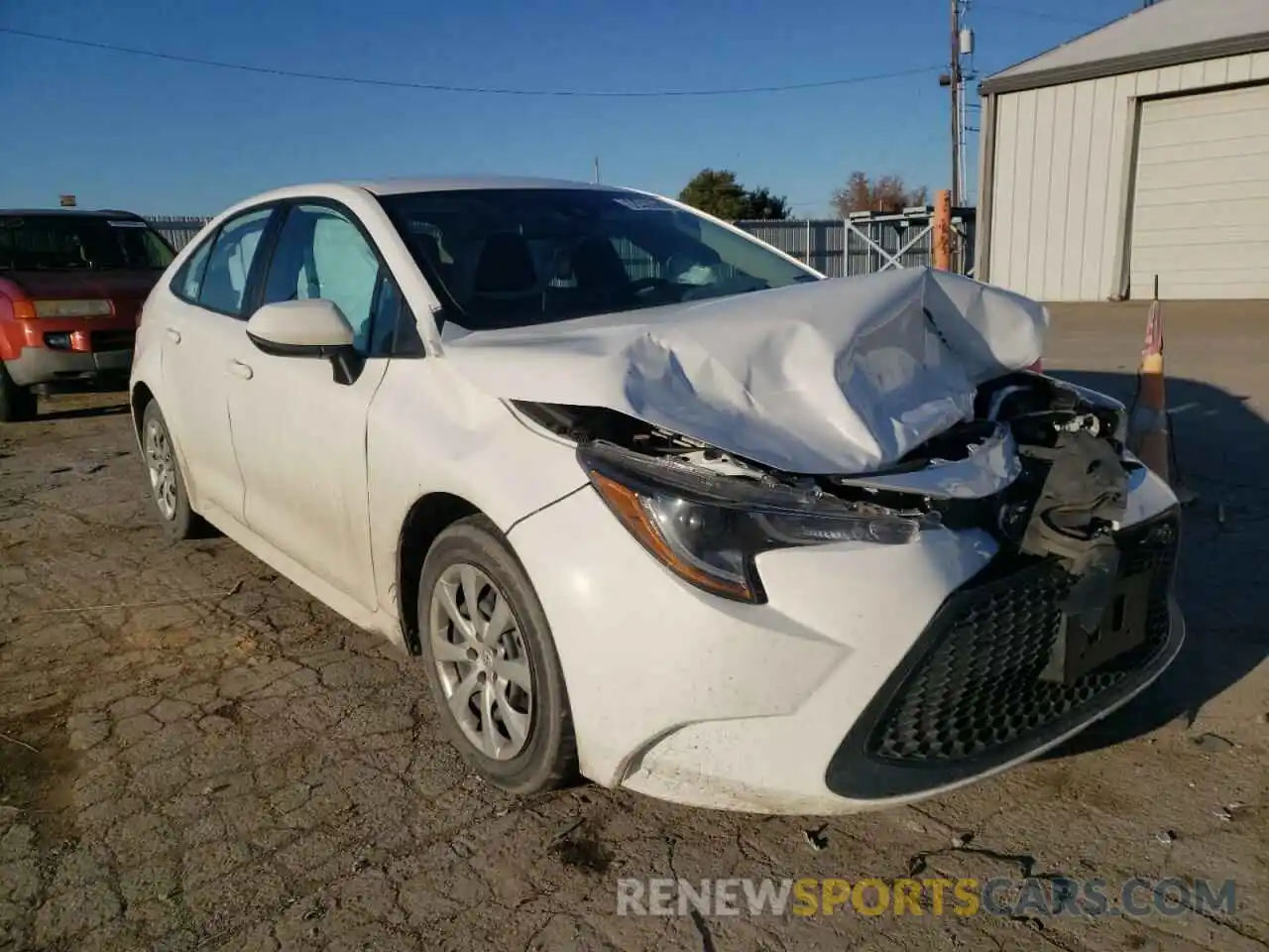 1 Photograph of a damaged car 5YFEPRAE2LP103608 TOYOTA COROLLA 2020