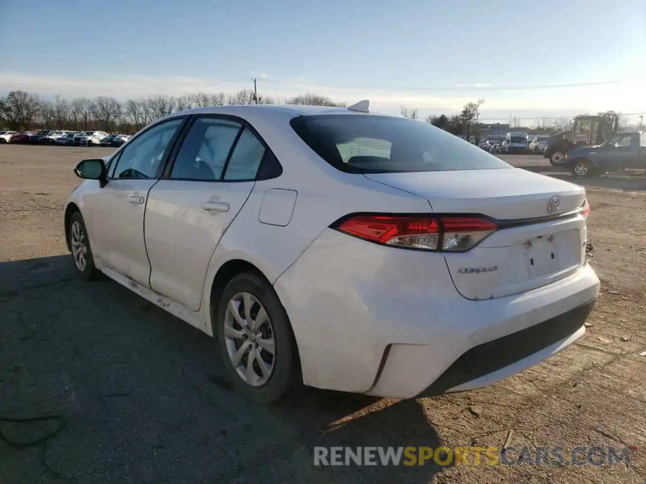 3 Photograph of a damaged car 5YFEPRAE2LP103608 TOYOTA COROLLA 2020