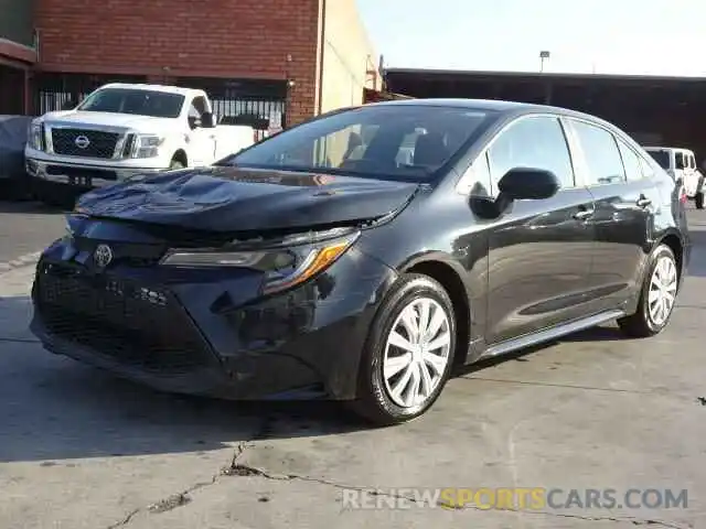 2 Photograph of a damaged car 5YFEPRAE2LP104340 TOYOTA COROLLA 2020