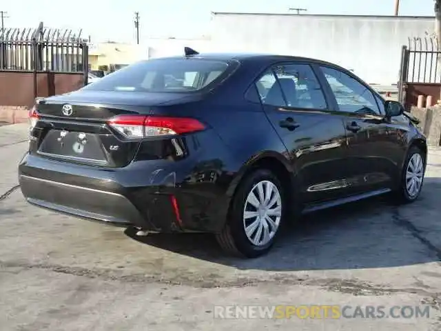 4 Photograph of a damaged car 5YFEPRAE2LP104340 TOYOTA COROLLA 2020