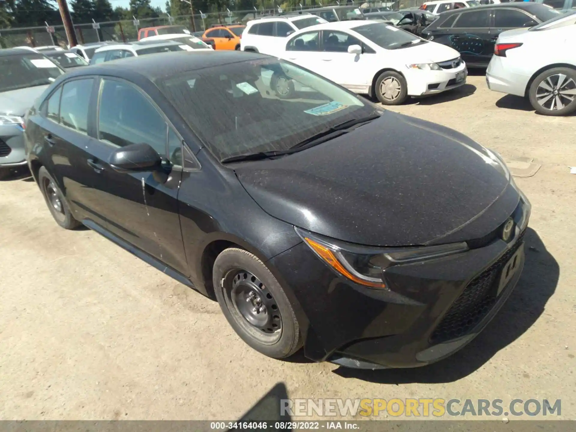 1 Photograph of a damaged car 5YFEPRAE2LP104550 TOYOTA COROLLA 2020