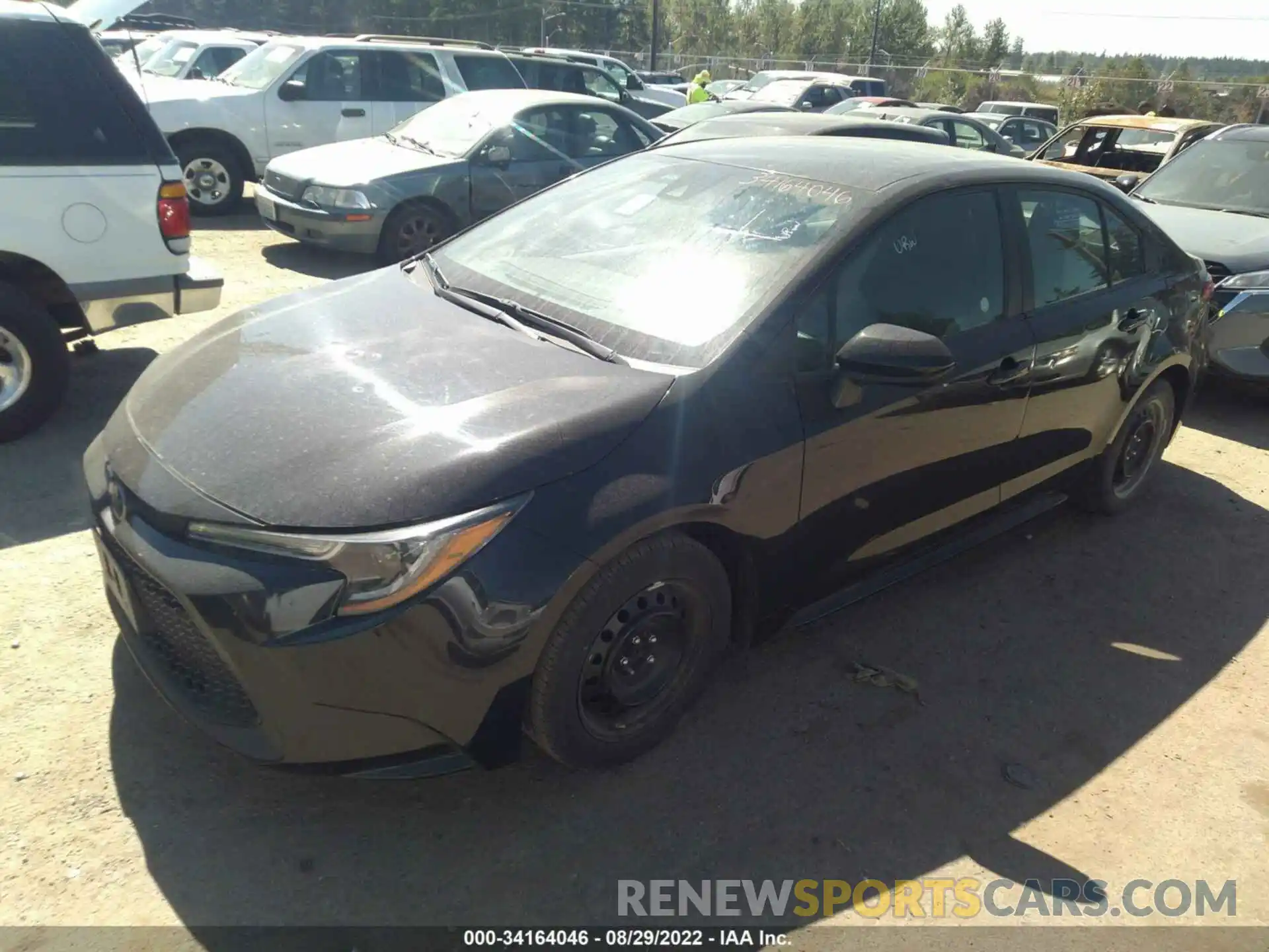 2 Photograph of a damaged car 5YFEPRAE2LP104550 TOYOTA COROLLA 2020