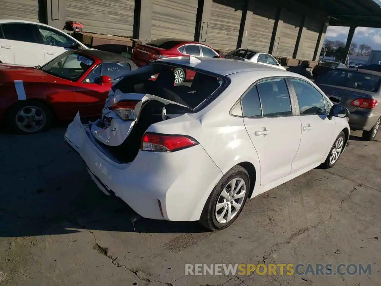 4 Photograph of a damaged car 5YFEPRAE2LP104922 TOYOTA COROLLA 2020