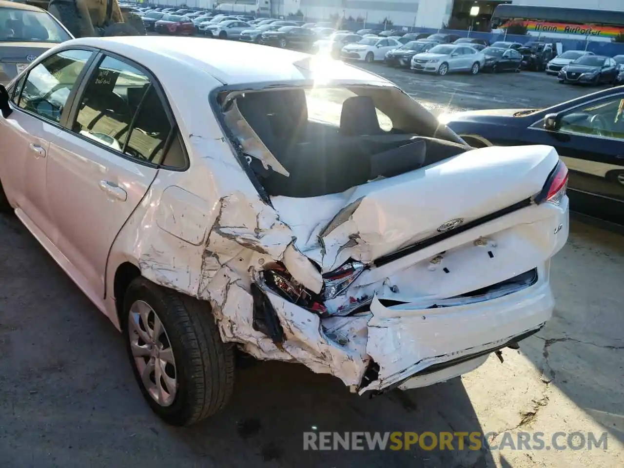 9 Photograph of a damaged car 5YFEPRAE2LP104922 TOYOTA COROLLA 2020