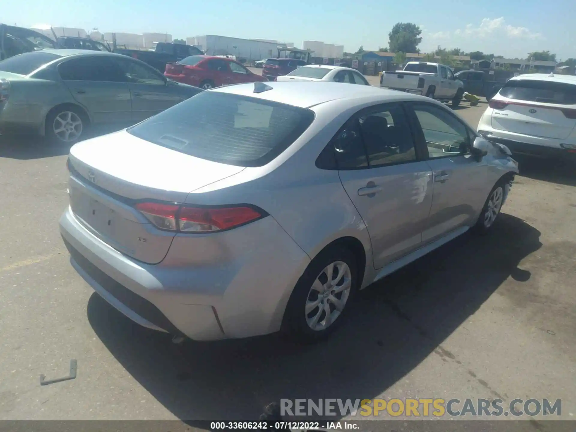 4 Photograph of a damaged car 5YFEPRAE2LP105245 TOYOTA COROLLA 2020