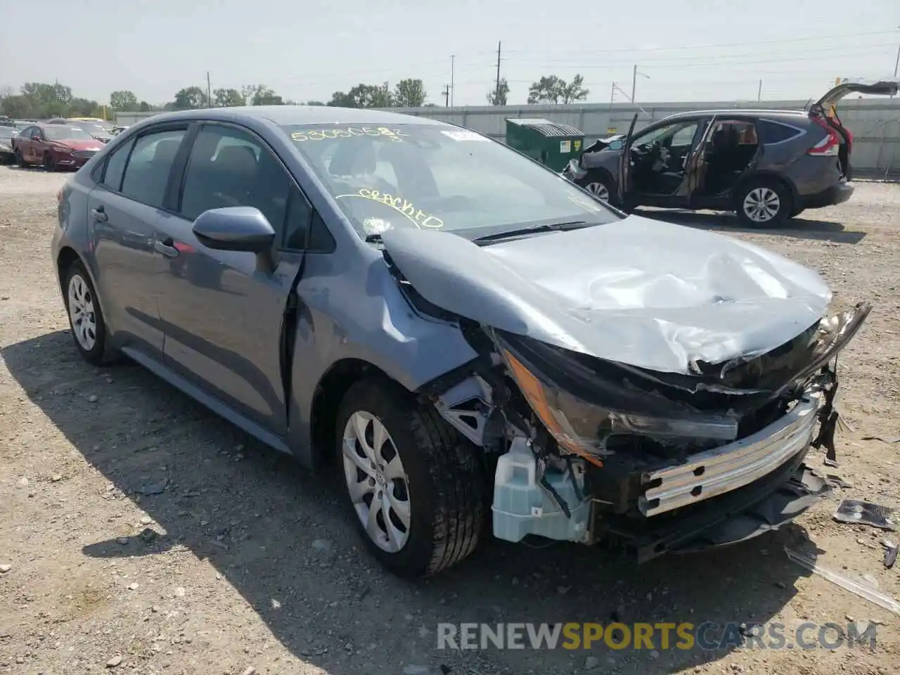 1 Photograph of a damaged car 5YFEPRAE2LP105410 TOYOTA COROLLA 2020