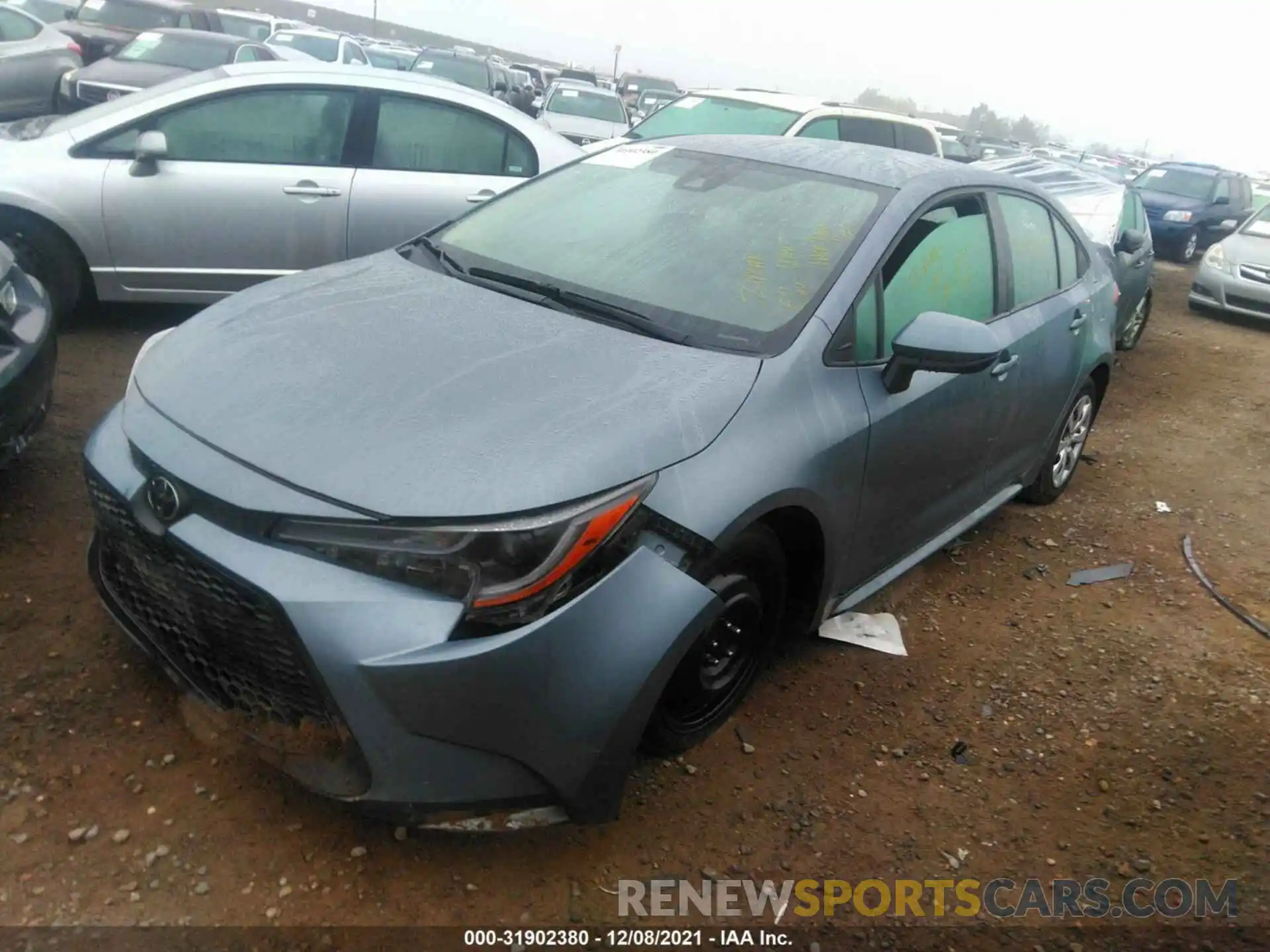 2 Photograph of a damaged car 5YFEPRAE2LP105486 TOYOTA COROLLA 2020