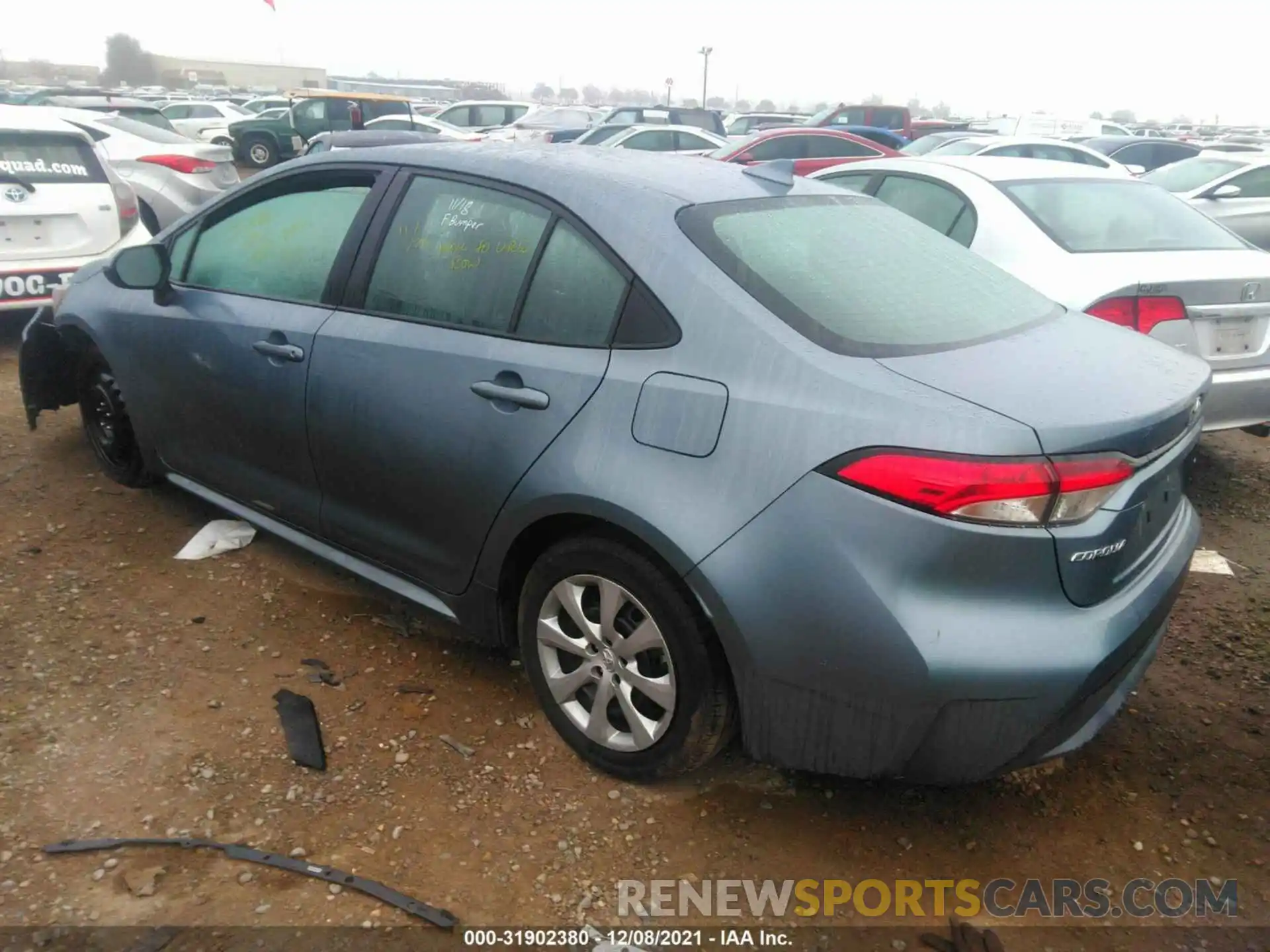 3 Photograph of a damaged car 5YFEPRAE2LP105486 TOYOTA COROLLA 2020