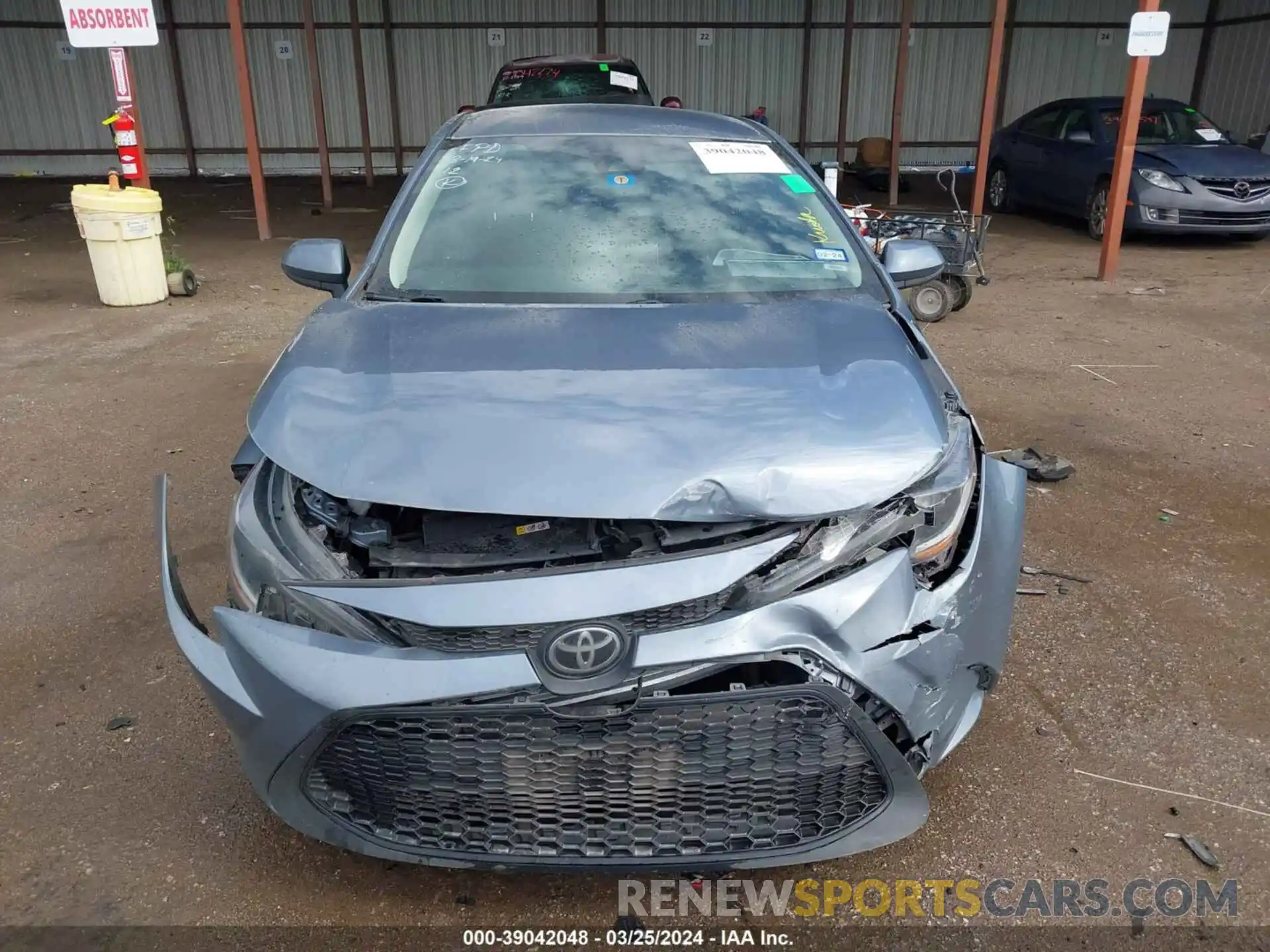 12 Photograph of a damaged car 5YFEPRAE2LP105584 TOYOTA COROLLA 2020